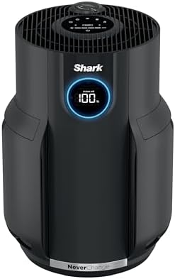 Shark Air Purifier for Home, NeverChange, for Large Room, HEPA-Ex...