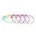 FRCOLOR Plastic Crown Headbands Candy Color Party Costume Tiara Hairbands for Kids and Girls, 12pcs