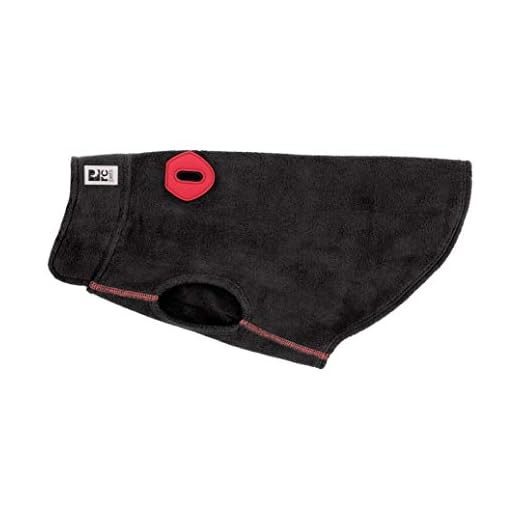 RC Pet Products Baseline Fleece Dog Coat, Everyday Base Layer, Size 20, Black/Goji Berry
