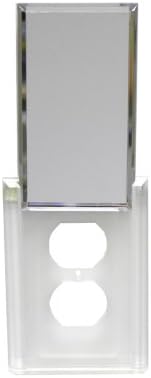 Mirart Hide-A-Plate® Duplex Acrylic Mirror Switch Plate