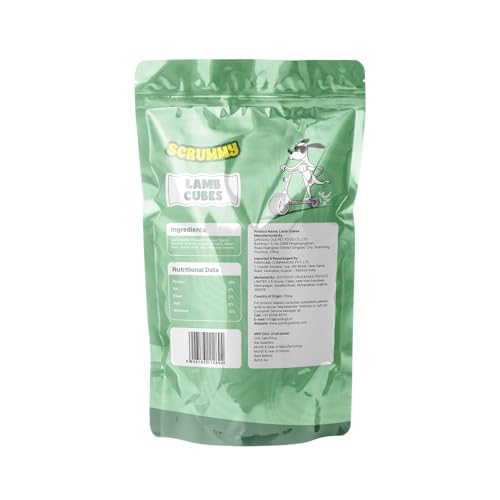 Image of Scrummy Lamb Cubes Dog Treats, 70g Soft & Tasty Training Snacks | High Protein, Easy to Digest, Healthy Rewards for Puppies & Adult Dogs