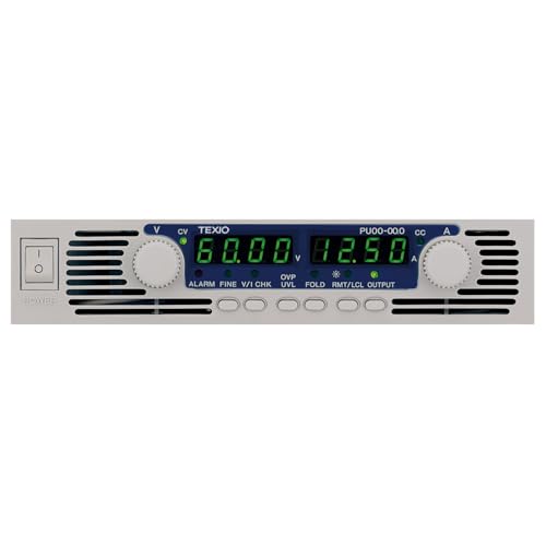 TEXIO(テクシオ) 薄型直流安定化電源 60V/12.5A : PU60-12.5