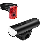 RECORA Bike Light Set Super Bright USB Rechargeable Bicycle Light Set Most Powerful Bicycle Light...