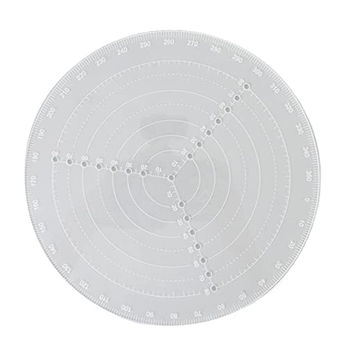 Buscador redondo para centro de KIMISS acrílico semi-transparente miniatura 6