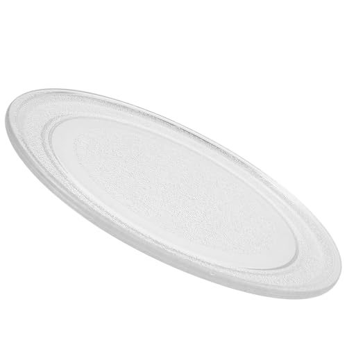 NIYANGLE Plato de Vidrio para Microondas Reemplazo Resistente Fácil de Limpiar Compatible Mayoría de Hornos Microondas