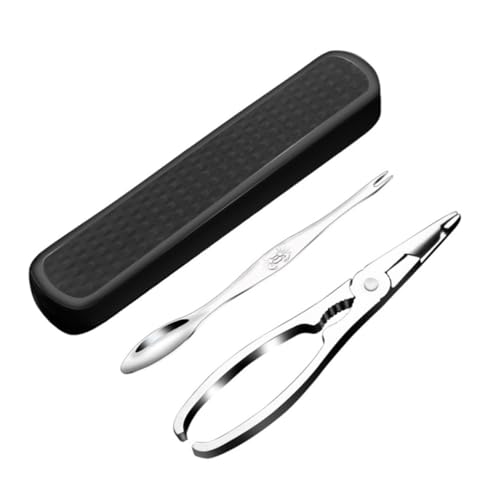 LAPYAPPE 1ensemble Set De Outils Inoxydable pour Manger des Crabes Casse-croûte Pince à Crabe avec Boîte De Rangement