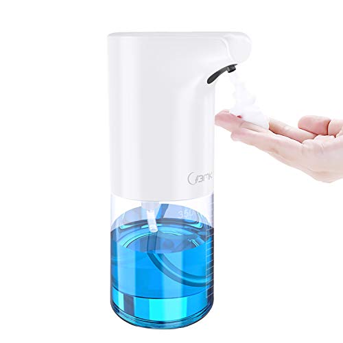 BMK Automatisch Desinfektionsspender Automatisk Sprühspender 350ml mit Sensor Infrarot Elektrischer Seifenspender Automatisch für Badezimmer, Küchen, Hotel, Restaurant/öffentlicher Ort