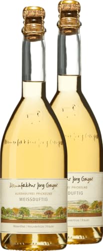 Weißduftig Manufaktur Jörg Geiger 2 x 0 75l VINELLO - 2 x Weinpaket inkl. kostenlosem VINELLO.weinausgießer