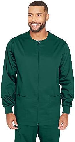 BARCO Essentials Unisex 2 Pocket Ribbed Cuff Warmup Hunter Green 2XL