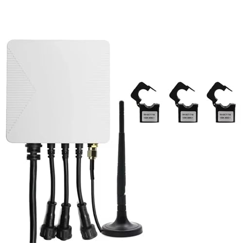 Power monitor 3 phase y monofásico con pinza amperimétrica de 120A y registro de KWh