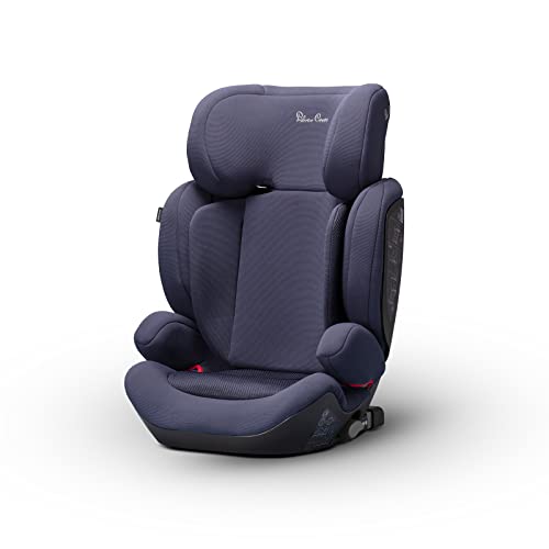 Silver Cross Discover Car Seat High Back Booster Seat Travel Isofix Car seat Adjustable Seat 3yrs - 12yrs Navy