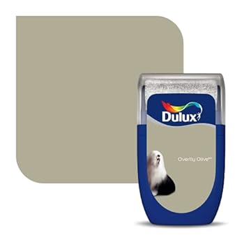 Dulux Walls & Ceilings Tester Paint, Overtly Olive, 30 ml