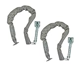 QCAA Storm Door Chain Check, 30' Length, Plastic Tube, 2 Pack, Made in Taiwan