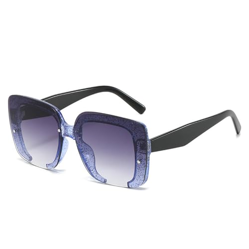 Lunettes de soleil œil de chat à verres dégradés et design enveloppant rétro léopard