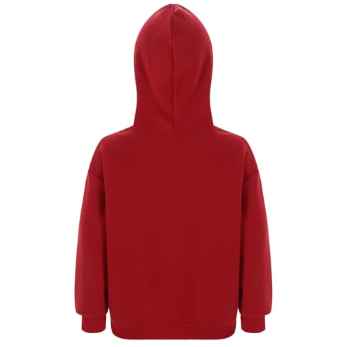 Unisex Kids Boys Girls Solid Color Casual Classic Hoodies Sweatshirt Long Sleeve Athletic Sports T-Shirts2