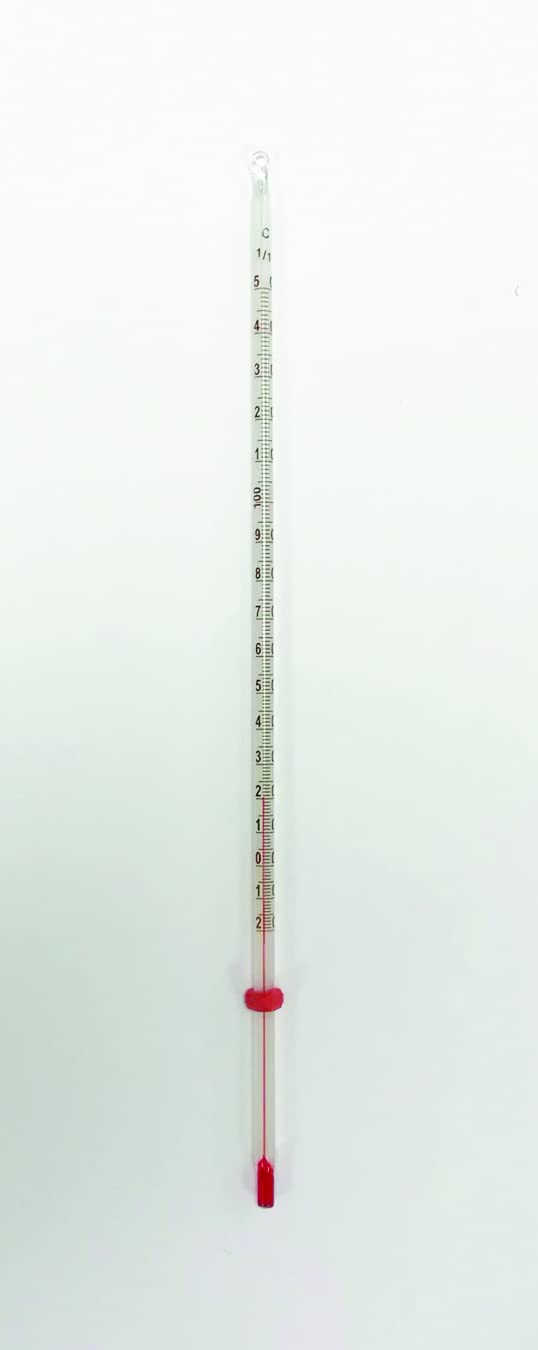 United Scientific Supplies THTC02, Red Spirit-Filled Thermometer, 12" Length, Total Immersion, -10 to 150°C Temperature Range-picture-20