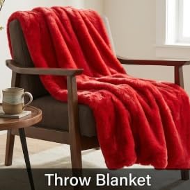 Image of Prokart Soft Faux Fur Fabric Cloth - 60 Inch Wide Pana | Fur Fabric Decorative Cloth for Crafting Soft Toys, Fancy Dress, Baby Photoshoot, Wedding Mandap & Party Decor (Red, 1 Mtr)