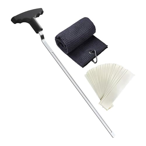 QSTDGVPW Golf Grip Removal Tool Maintenance Tool Grip Repair V Groove Grip Remover for Outdoor