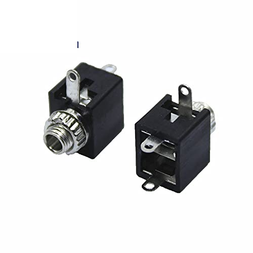 1000Pcs PJ-201M 2.5MM Headphone Jack Audio Jack 2.5 Mono Audio Socket PJ201 3 feet