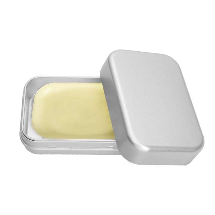 Confezione da 2 portasapone in alluminio con coperchio e vassoio di scolo, portasapone da viaggio, antiruggine e impermeabile, per sapone solido, 98 x 68 x 35 mm