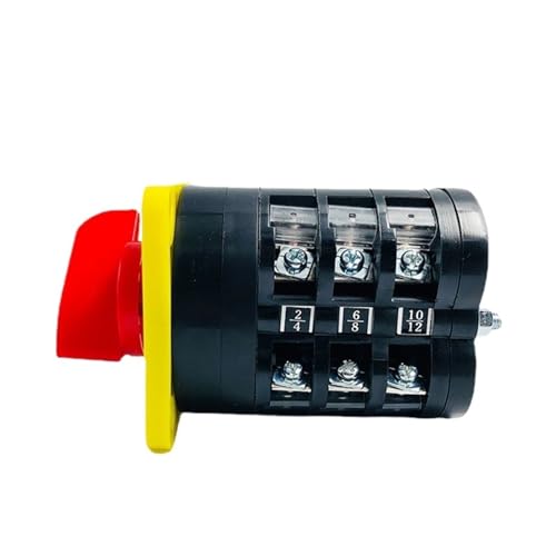 Control de arranque del motor con interruptor giratorio de 3 posiciones y selector de levas 16A 2