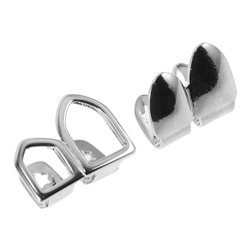 Hip Hop Teeth Grill 1 Par Metal Dental Joyería Copper miniatura 1