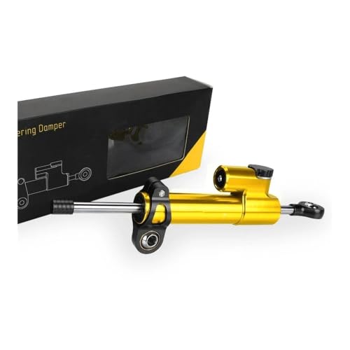 Support de fixation haut de gamme pour amortisseur de direction VMAX 1200 coloris Black Yellow