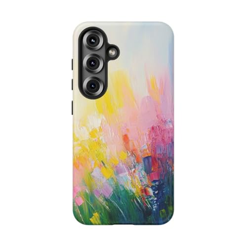 Evitez les rayures : coque Samsung S25 rigide mate abstraite