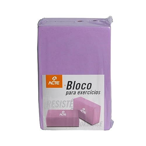 Bloco para Yoga e Pilates T60n-rx Lilás Acte Sports