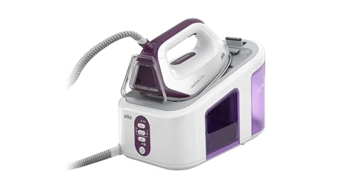 Braun CareStyle 3 PRO IS3155VI Ferro da Stiro con Caldaia con 5 Anni di Garanzia, MODELLO 2023, Getto di Vapore 430g/min, Vapore Verticale, Autospegnimento, Blocco di Sicurezza,Serbatoio estraibile 2L