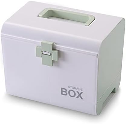 ZHURGN Transportable First Support Package Plastic Empty Multifunctional Storage Field Household First Support Field Journey Emergency Field for Outside Workplace Office (Coloration : Inexperienced)