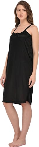 Image of You Forever Women Sexy Satin Striped Solid Above Knee Length Nighty, Loungewear, Nightwear, Sleepwear, Home Wear Short Nighty for Women Pack of 2