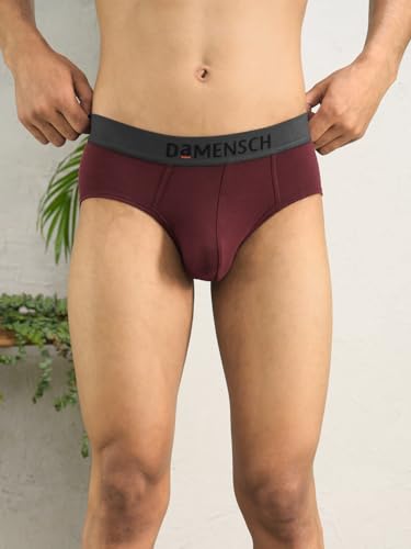 Image of DAMENSCH Men's Regular Fit Solid Brief