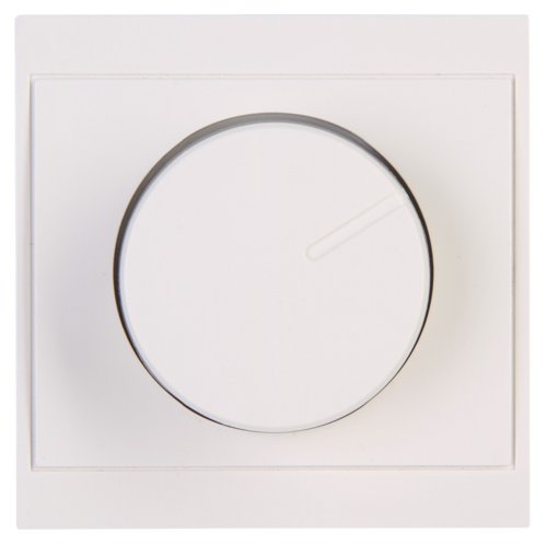 Kopp Druck-Wechsel UP-Serie Malta Dimmer-Abdeckung, Creme-Weiß,312301187