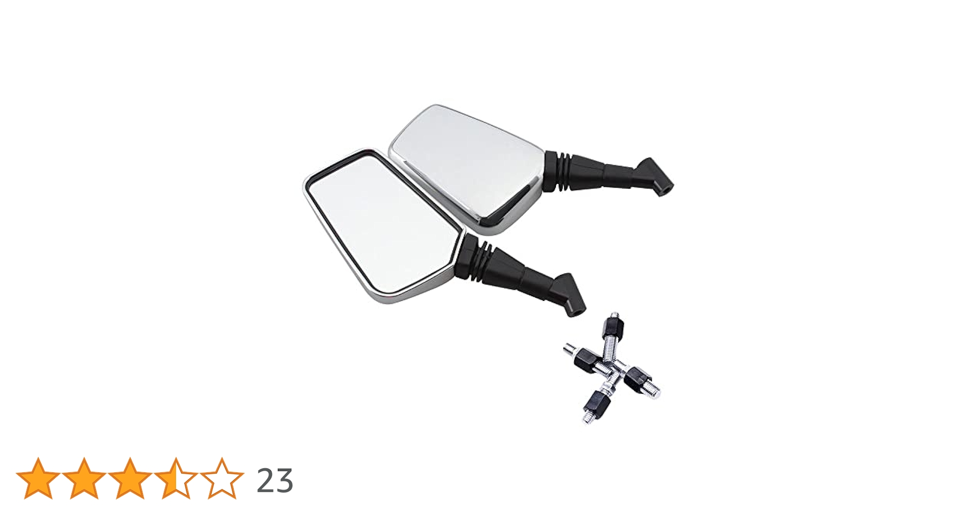 ブラックボルト 4パックセット シュリンク付き Amazon | バイク ミラー 四角 8mm 10mm 左右セット 取り付けネジ
