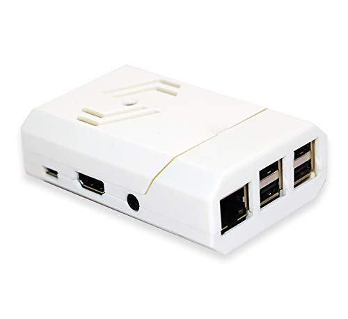 sb components PiShell White case: A Multi-Colored case for The Raspberry Pi 3 Model B+ and Camera (White)