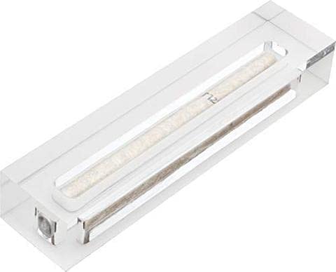 A&S Mezuzot Mezuzah Case For Door in Acrylic-Lucite Design Waterproof, Non- Kosher Scroll Included, Modern Home Decor And Protection (Frost, 6 Inches)