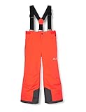 Schnell trocknend Jack Wolfskin Kinder Schneehose Flashing Red 152