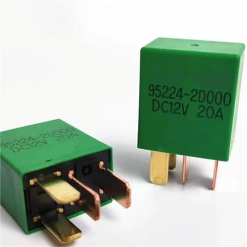 Relais 95224-2D000 DC12V 20A pour circuit électrique auto - Lot de 5 pièces