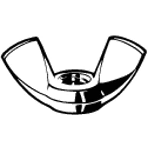 Wing Nut,Metric,Steel,Class 4,PK100