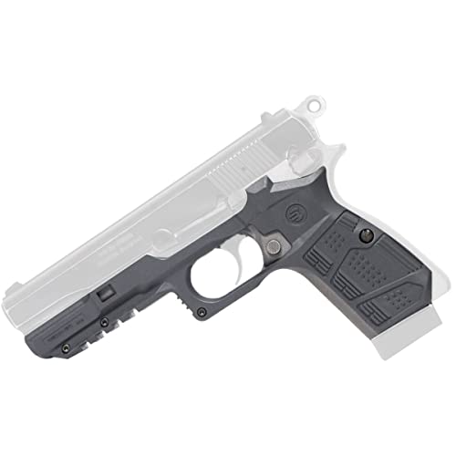 Recover Tactical HPC Grip and Rail System for The Browning and FN Hi Power Series of Pistols Hi Power Grips (Olive Drab)