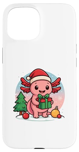NX}X Axolotl T^ Xq j̎q ̎q LbY NX}X Az[g l X}zP[X iPhone 15 p