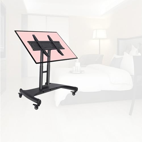 Soporte móvil para TV hasta 75 pulgadas, ajustable miniatura 1