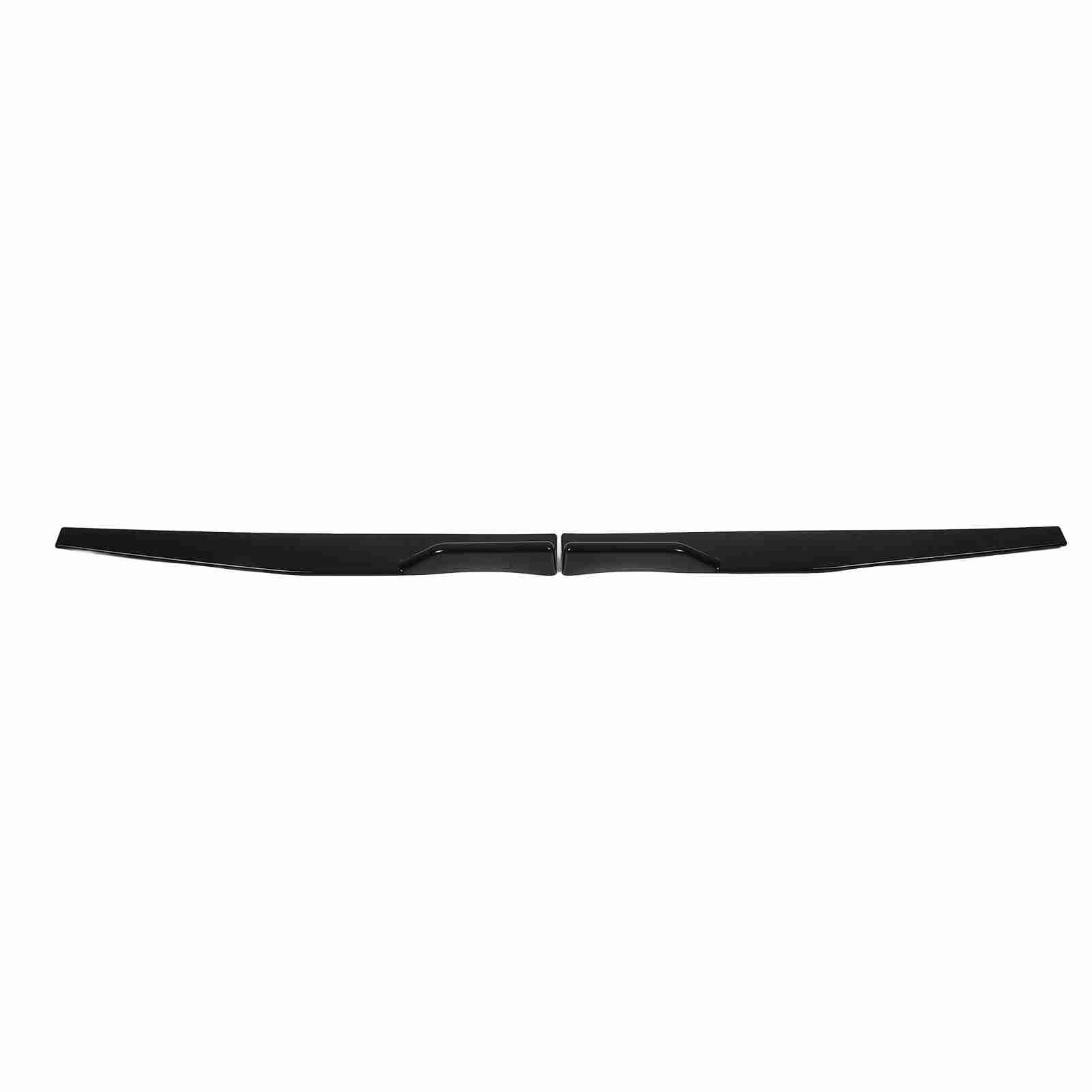 Karlak 2PCS Boczna Spódnica Winglet Wing Spoiler Błyszcząca Czarna Redukuj odporność na Powietrze 860 Mm ABS Universal z Korpusem Samochodu, Zamiennik na Siedzący, Pasujący do A3,