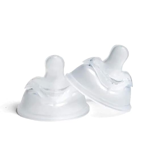 Herobility Double Anti-Colic Silicone Nipples, Baby Bottle Teats,...