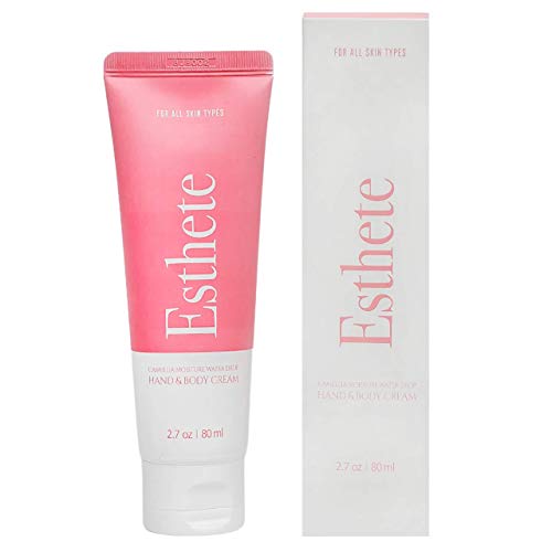 Water Gel Moisturizer by Esthete - Water Based Moisturizer for Face, K Beauty Hand & Body Korean Gel Cream, Ceramide, Aloe Vera, Hyaluronic Acid, Urea Cream, Korean Skincare (Single Case - 2.7 oz.)
