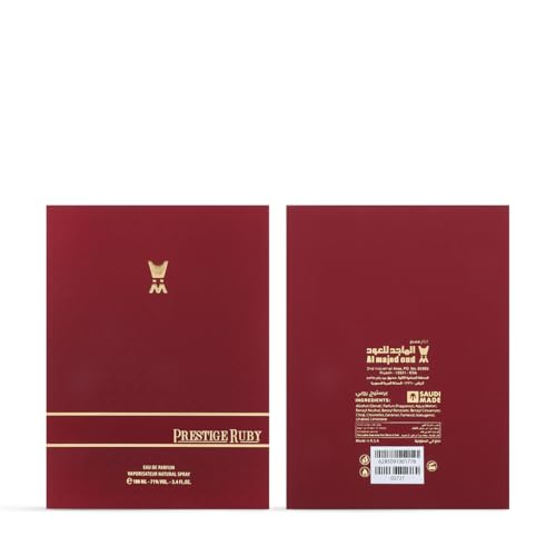عطر الماجد للعود الماجد برستيج روبي 100 مل