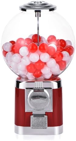 Bulk Vending Machine for Coffee Pods & Gashapon Capsules - Coin-Operated Mini Toy & Candy Dispenser, Round Prize Machine for Home & Business Use