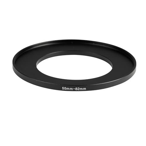 Image of 55-82mm Step-Up Ring Adapter, 55mm to 82mm Step Up Filter Ring for 55mm Lens Install 82mm ND CPL UV Camera Lens Filter(55mm-82mm)