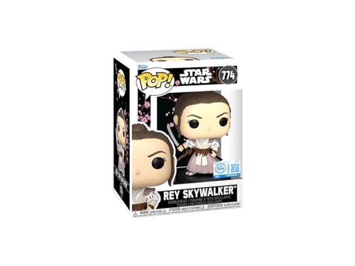 Funko Pop Star Wars Impressions Figura Rey Skywalker con Cabeza Oscilante